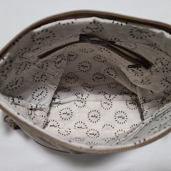 Myra Bag USA Canvas Purse | Rustic Crossbody Style | Zipper | Wristlet Option - Picture 3 of 7